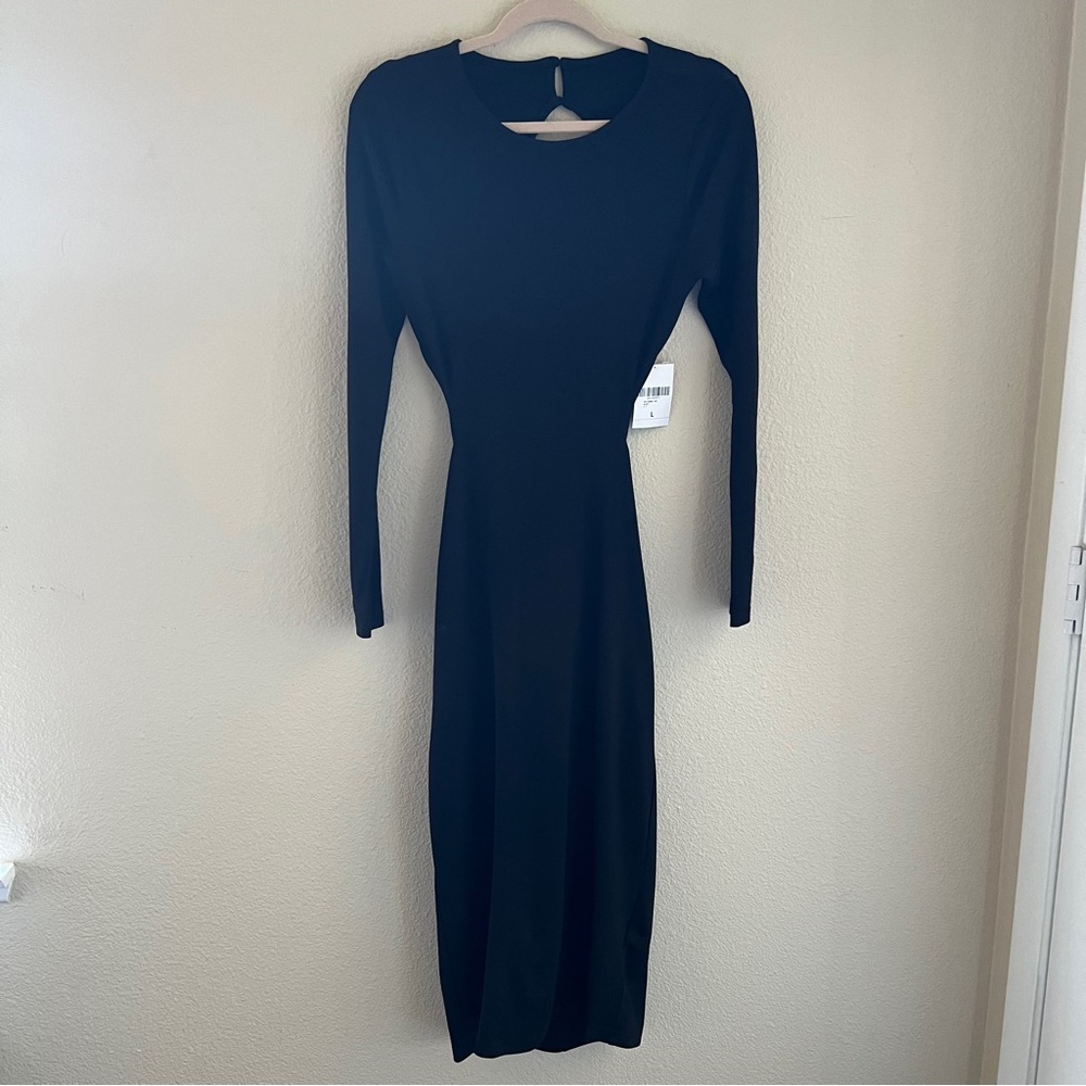 Forever 21 Women’s Black Backless MIDI Dress Size L